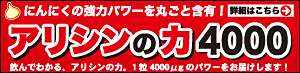 アリシン本舗 アリシンの力4000